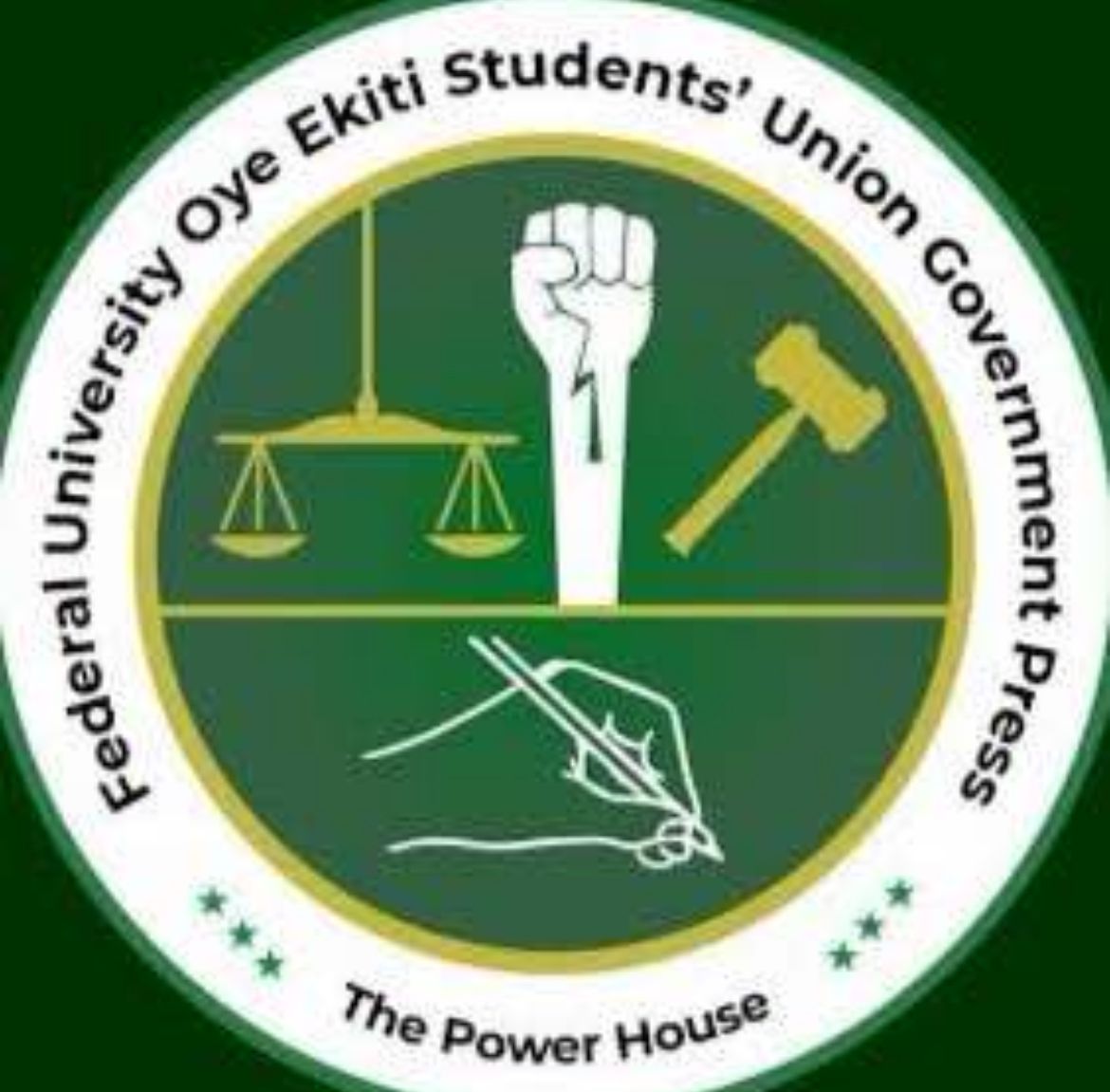 FUOYE Students Union Government Logo - Federal University Oye Ekiti Screening Point Calculator